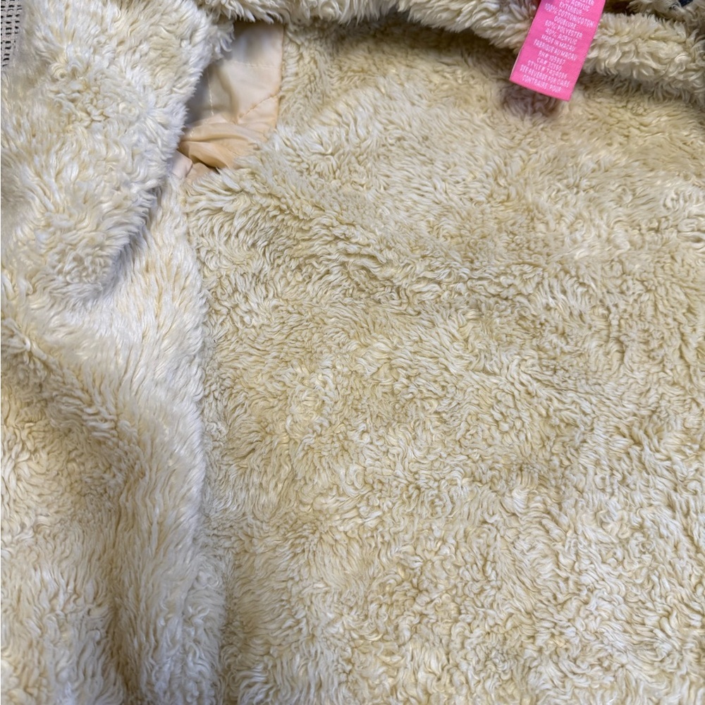 Roxy Girls Denim Jacket with Faux Fur Sherpa - Picture 6 of 6